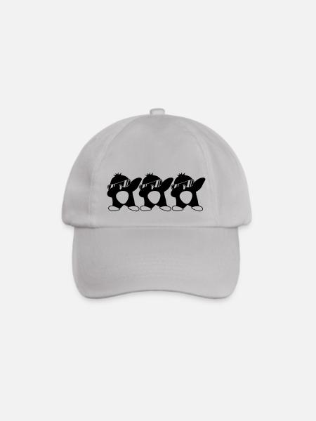 Team Pinguin Dab - Baseballkappe - Grau