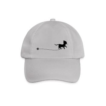 Kätzchen - Baseballkappe - Grau - Vorne