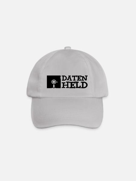 daten_held 1c - Baseballkappe - Grau