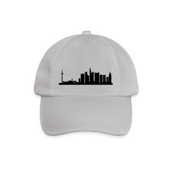 Skyline Frankfurt - Baseballkappe - Grau - Vorne
