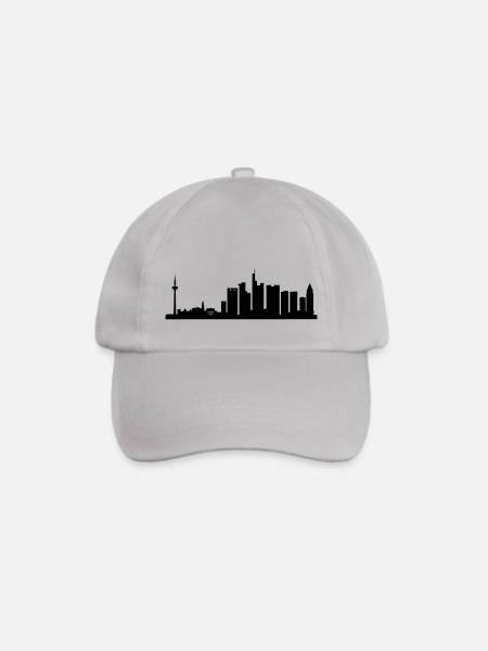 Skyline Frankfurt - Baseballkappe - Grau