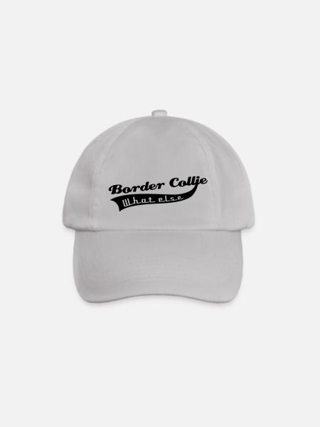 Border Collie - Baseballkappe - Grau