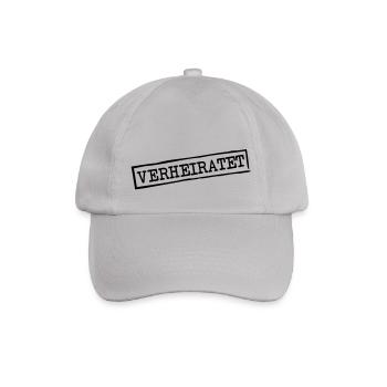 verheiratet - Baseballkappe - Grau - Vorne