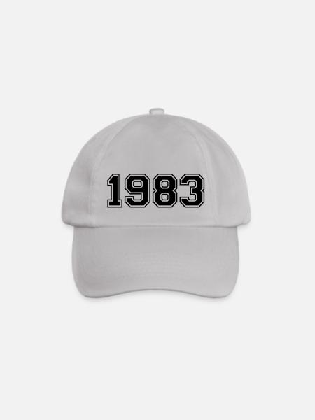 1983 - Baseballkappe - Grau