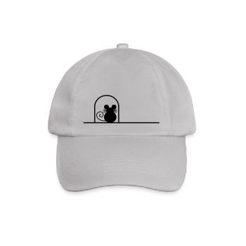 maus_f1 - Baseballkappe - Grau - Vorne