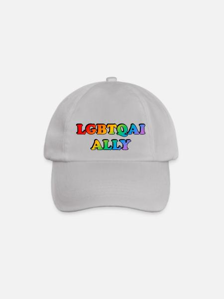 LGBTQI-Verbündeter - Baseballkappe - Grau
