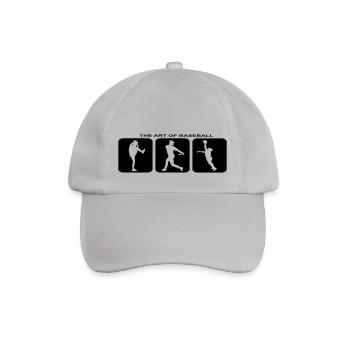 Baseball Softball USA Hardball Homerun Strike B - Baseballkappe - Grau - Vorne