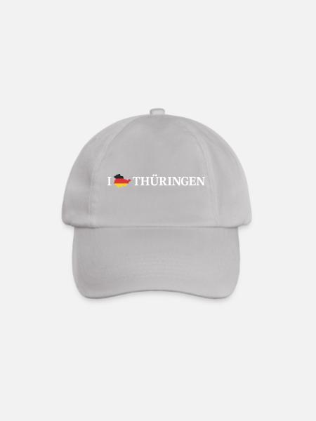 I love Thüringen Deutschland - Baseballkappe - Grau