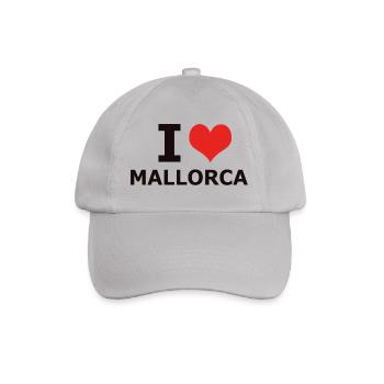 I LOVE MALLORCA - Baseballkappe - Grau - Vorne