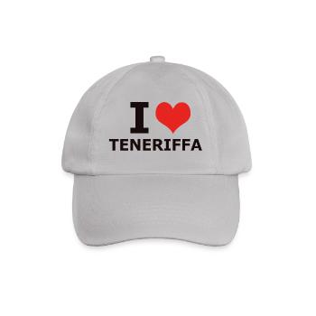 I LOVE TENERIFFA - Baseballkappe - Grau - Vorne