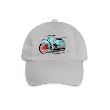 Simson Schwalbe mint, peppermint - Baseballkappe - Grau - Vorne