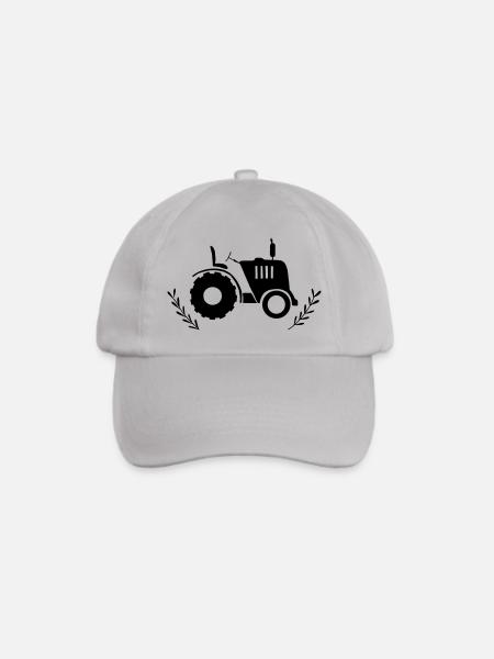 Traktor - Baseballkappe - Grau