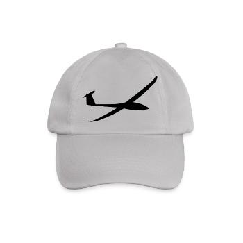 Segelflugzeug Segelflieger Segeln Flugzeug - Baseballkappe - Grau - Vorne
