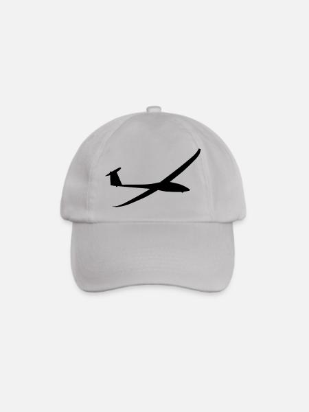 Segelflugzeug Segelflieger Segeln Flugzeug - Baseballkappe - Grau