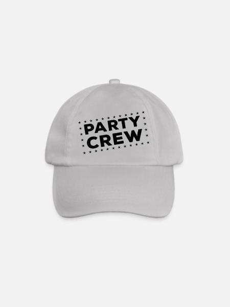 party crew - Baseballkappe - Grau