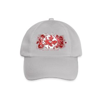 canada love - Baseballkappe - Grau - Vorne
