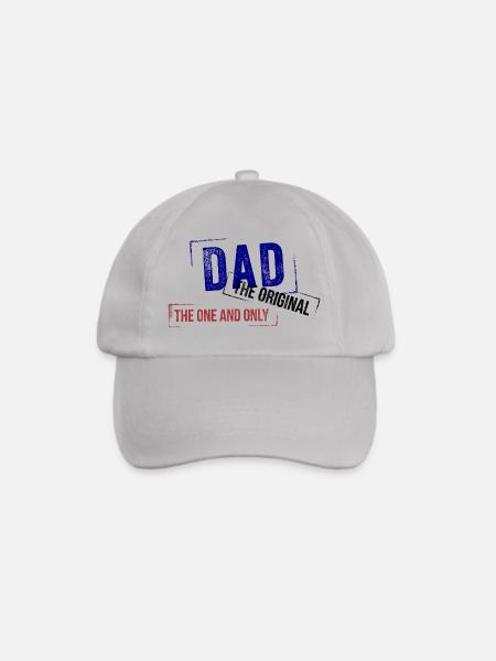 Papa Vater Dad Daddy Geschenk - Baseballkappe - Grau