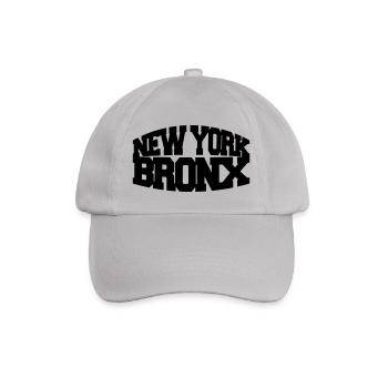 new york bronx - Baseballkappe - Grau - Vorne