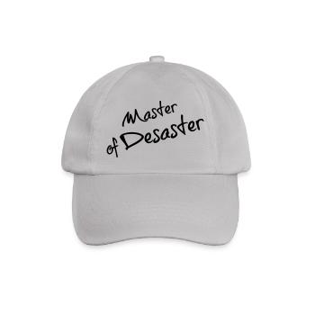 Master of Desaster - Baseballkappe - Grau - Vorne