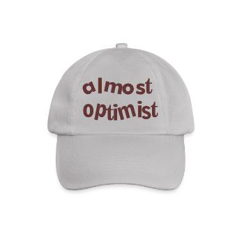 optimist - Baseballkappe - Grau - Vorne