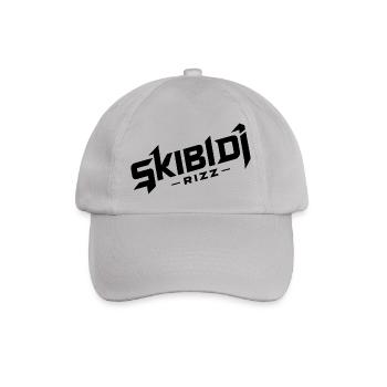 Skibidi Rizz - Baseballkappe - Grau - Vorne