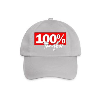 100% Tanzbar – Bold Dance Typography - Baseballkappe - Grau - Vorne