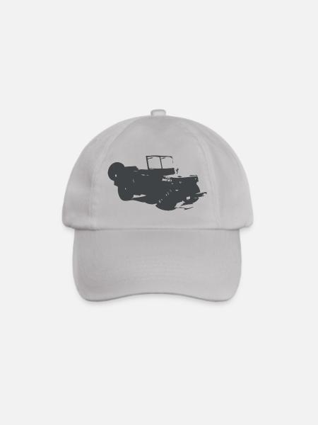 US Jeep Willys - Baseballkappe - Grau