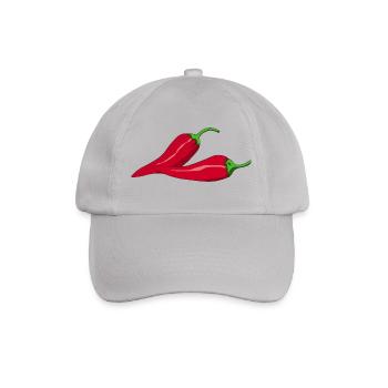 peperoni - Baseballkappe - Grau - Vorne
