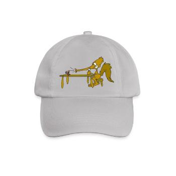 Der Ameisenbär - Baseballkappe - Grau - Vorne