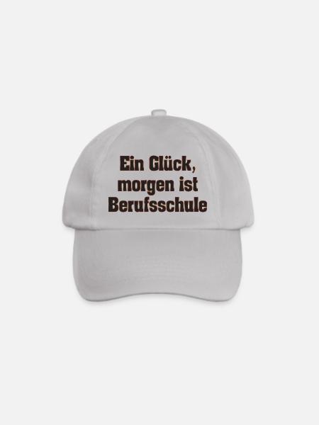 Ein Glück, morgen ist Berufsschule - Baseballkappe - Grau