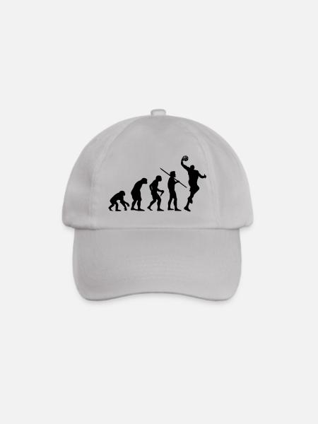Evolution des Menschen - Basketball - Baseballkappe - Grau