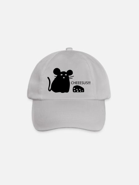 Maus - Baseballkappe - Grau