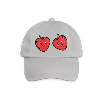 cherry friends - Baseballkappe - Grau - Vorne