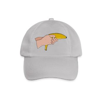 Tödliche Banane - Baseballkappe - Grau - Vorne
