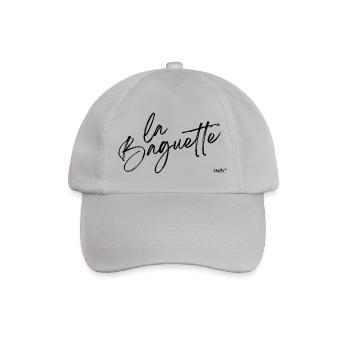 La Baguette - Baseballkappe - Grau - Vorne