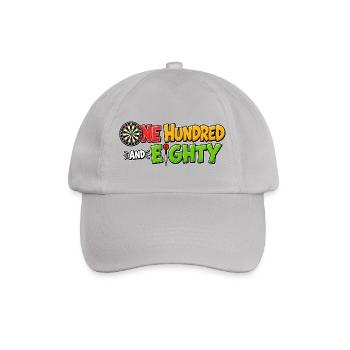 Dartboard One Hundred and Eighty - Baseballkappe - Grau - Vorne