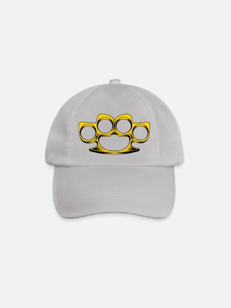 Schlagring - Baseballkappe - Grau