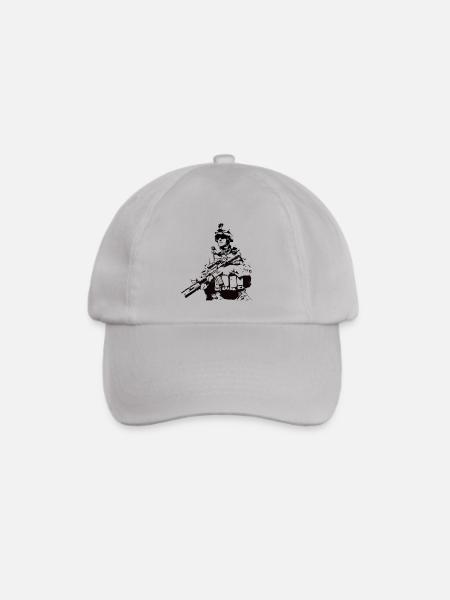 Soldat Militär - Baseballkappe - Grau