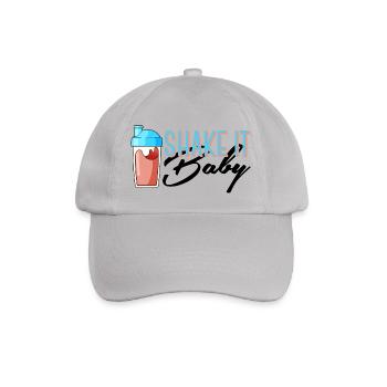 Shake it Baby - Baseballkappe - Grau - Vorne