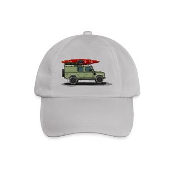 Geländewagen Ikone im coolen Design - Baseballkappe - Grau - Vorne