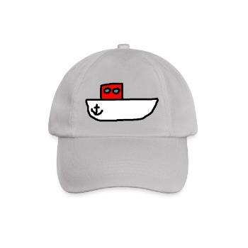 Motorboot - Baseballkappe - Grau - Vorne