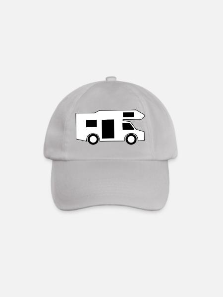 Wohnmobil / Geschenk - Baseballkappe - Grau