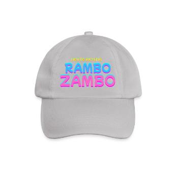 Heute richtig Rambo Zambo (Kanzler 2025) - Baseballkappe - Grau - Vorne