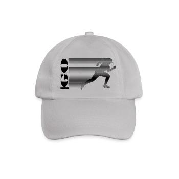 Baseball Softball USA Hardball Homerun Runner S - Baseballkappe - Grau - Vorne