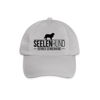 BERNER SENNENHUND Seelenhund - Baseballkappe - Grau - Vorne