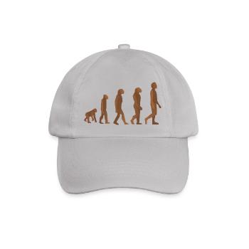neandertaler hoehlenmensch caveman steinzeit2 - Baseballkappe - Grau - Vorne