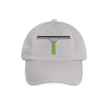 putzen cleaning putzfrau broom wischmop1 - Baseballkappe - Grau - Vorne