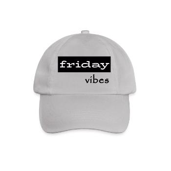 Friday Vibes - Baseballkappe - Grau - Vorne
