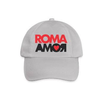 Rom Liebe - Baseballkappe - Grau - Vorne