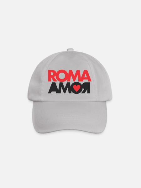 Rom Liebe - Baseballkappe - Grau